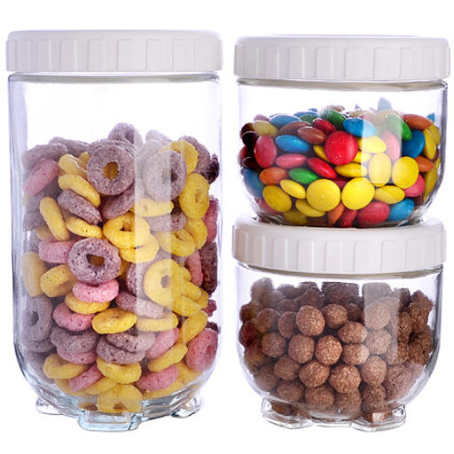 31204 Набор из 3 банок для сыпучих Lovwish MB(х24) - Mayer&boch фото 2