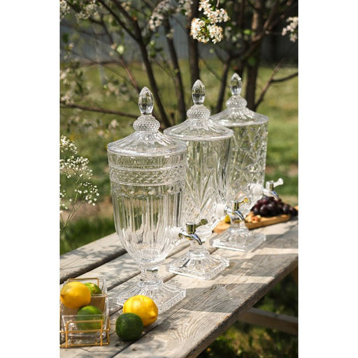 Диспенсер для напитков Magistro «Изыск», 3 л, 17×44.5 см, стекло