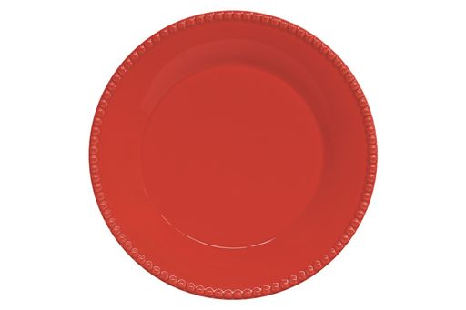 Тарелка обеденная Tiffany, красная, 26 см