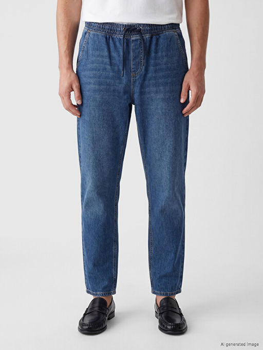 Baggy Fit Erkek Jean Pantolon