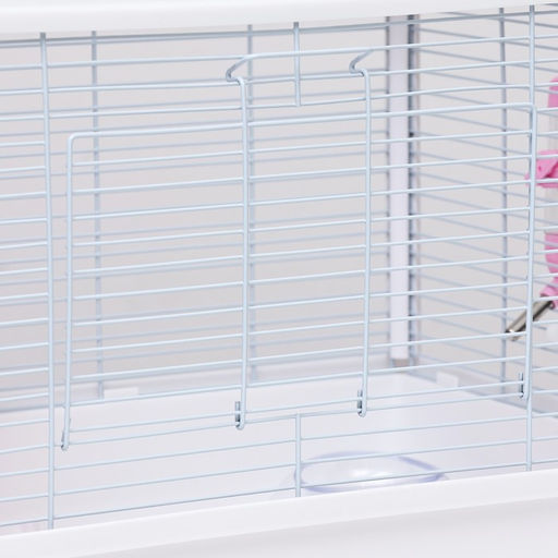Клетка для грызунов с пластиковым укреплением 47 х 30 х 32 см, белая - Пижон фото 3