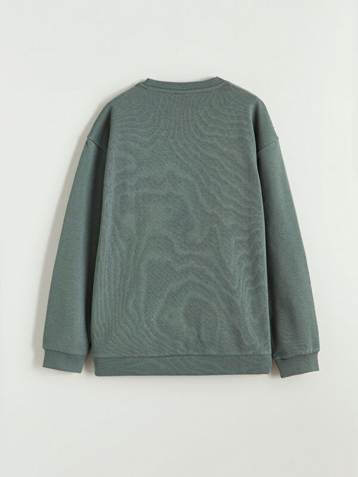 Bisiklet Yaka Erkek ?ocuk Sweatshirt