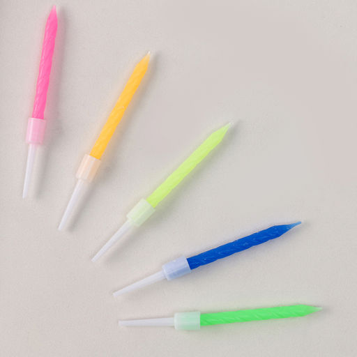 Набор для украшения Топпер Корона, набор свечей 10 шт., цвет МИКС - Simaland фото 9