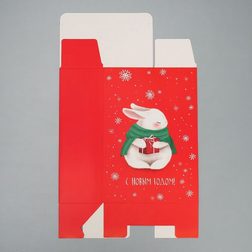 Коробка складная Заяц, 16 23 7.5 см - Дарите счастье фото 6