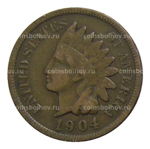 1 цент 1904 года США