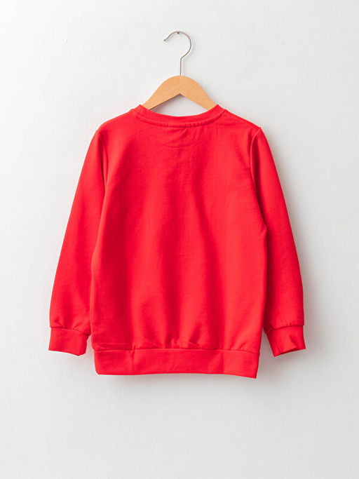 Bisiklet Yaka Y?lba?? Temal? Uzun Kollu Erkek ?ocuk Sweatshirt - Waikiki фото 2