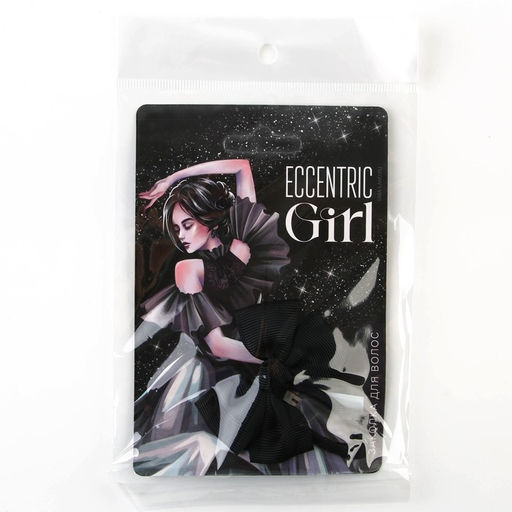 Заколка для волос с бантом «Eccentric girl», 1×2.5×6.5 см