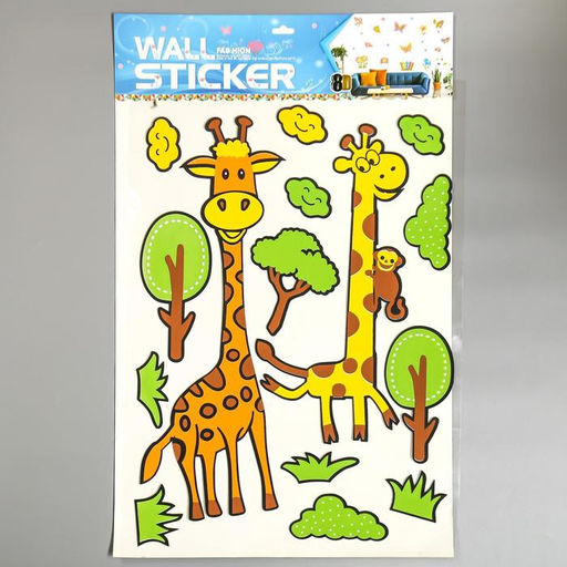 Наклейка интерьерная EVA «Жирафы», 79×49 см