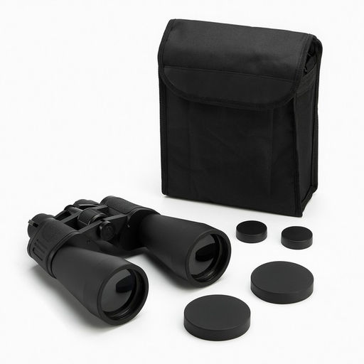 Бинокль 10-30×60 «Турист», с регулируемым зумом 10-30, черный, линзы рубин