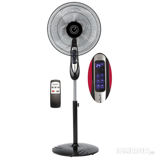 Вентилятор Energy ELEGANCE EN-1617 с пультом 16" черный 003717