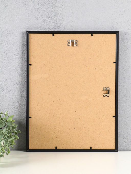 Фоторамка для фото 30×40 см «Премиум», пластик, чёрный