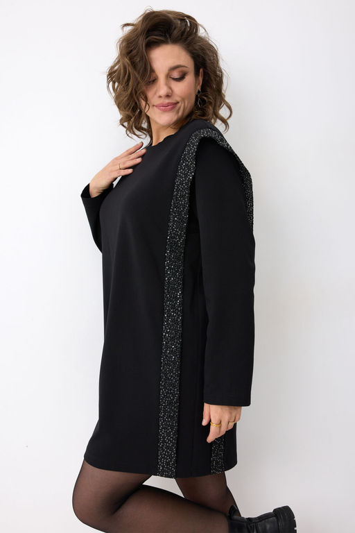 Платье BegiModa 1063 чёрный фото 4