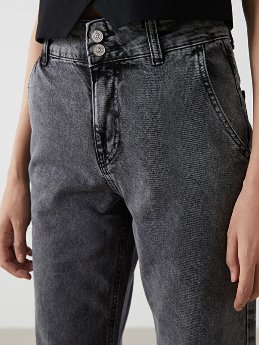 Wideleg Kad?n Jean Pantolon