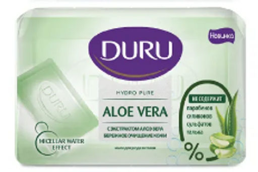 ДУРУ мыло туалетн. 110гр HYDRO PURE Алоэ