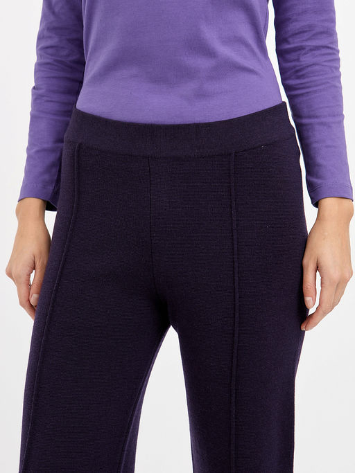 брюки женские прямого кроя в фиолетовом цвете - Glenfield фото 4