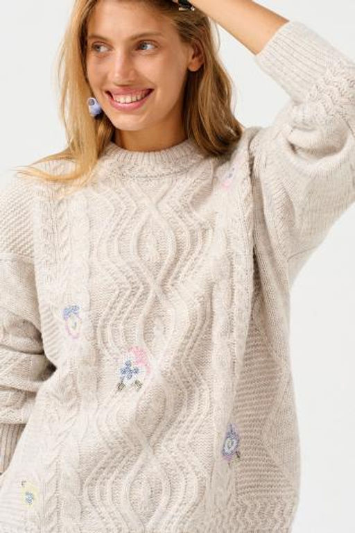 Джемпер 2918 анютины глазки