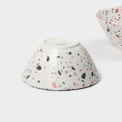 Салатники Magistro Terazzo, 700 мл, 16×7.4 см, набор 2 шт., фарфор, белые