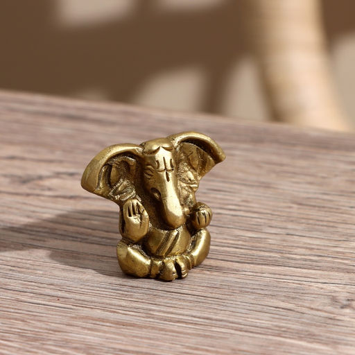 Сувенир «Ганеша», 3 см, латунь