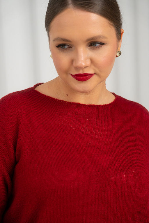 Джемпер Д-207 бордо - Angelika фото 7