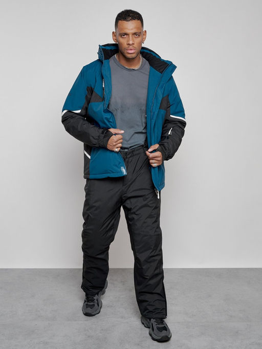 Горнолыжный костюм мужской зимний синего цвета 6319S - Leifensh фото 19