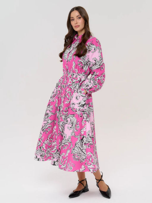 Платье женское 12421-35042 multicolor-pink - Eleganzza фото 4