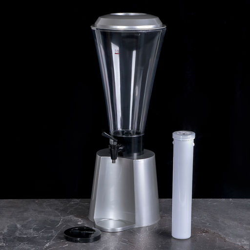 Башня пивная Металлик, 3 л, колба с подсветкой, 2 батарейки CR=2032, серебристая - Simaland фото 14