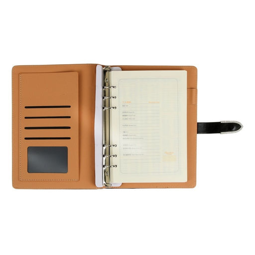 Органайзер на кольцах А5, 90 листов в линейку, с хлястиком, МИКС - Calligrata фото 10