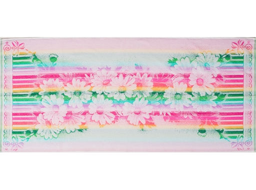 6с103.412ж1 Ромашковый букет (св.радужка) Полотенце махровое 50х90см