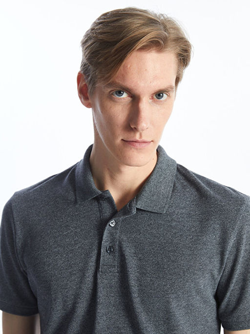 Polo Yaka K?sa Kollu Pike Erkek Ti??rt