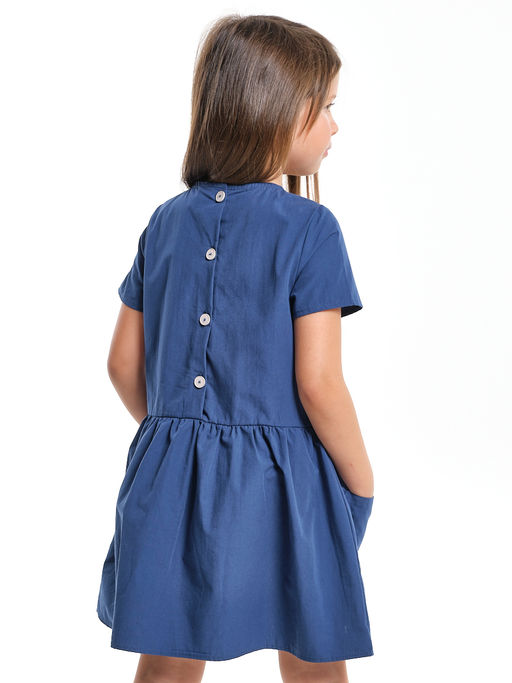 Платье с карманами UD 7917 серо-синий - Mini maxi фото 2