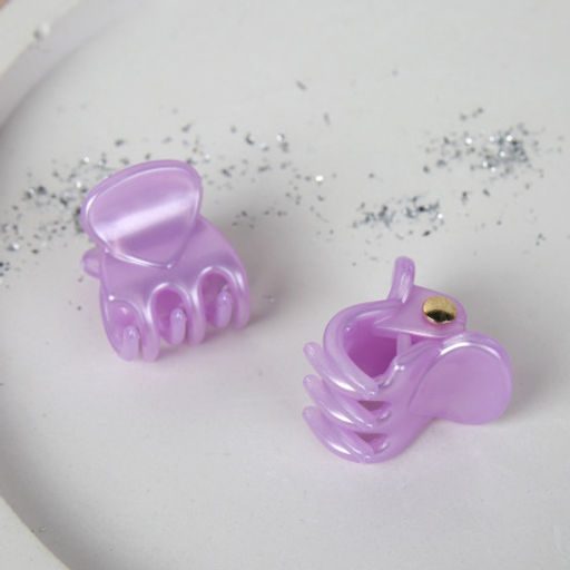 Заколка краб мини для волос набор 2 штуки / N3012-1 /уп 1/723799 - Галеонтрейд фото 5