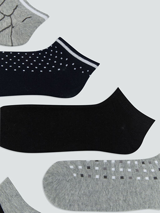 Desenli Erkek Patik ?orap 7li