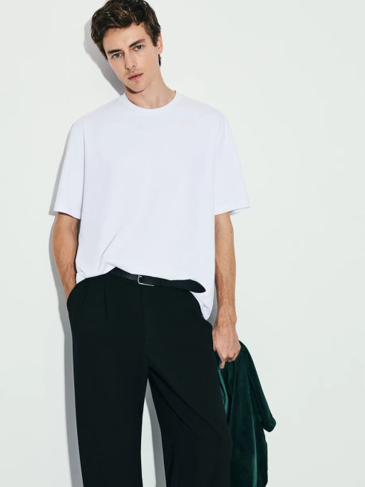 Футболка regular fit из хлопка / Zarina