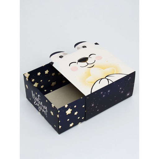 Набор подарочных коробок, 5 шт «Медвежонок», 15 х 15 х 8 см