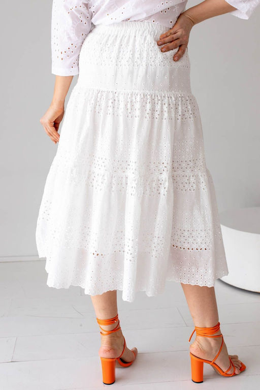 Юбка МЮ-951 белый - Took a look фото 3