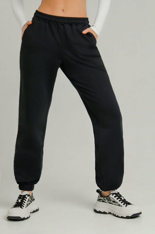 Арт. 7395 Брюки женские 44-52 (5 шт) Цвет:черный - Калинка фото 14