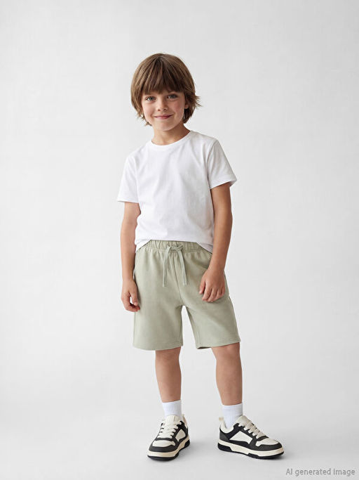 Beli Ba?c?kl? Erkek ?ocuk ?ort 2li