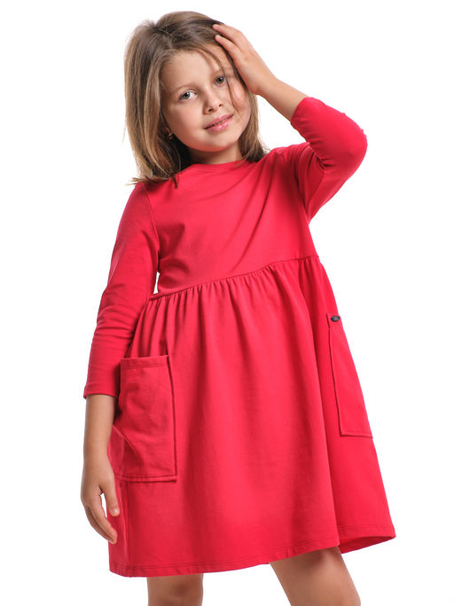 Платье для девочки нарядное детское праздничное UD 7530 красный - Mini maxi фото 5