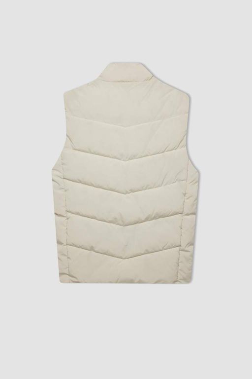 Ветрозащитный водоотталкивающий надувной жилет DeFactoFit стандартной посадки с воротником-стойкой  фото 10