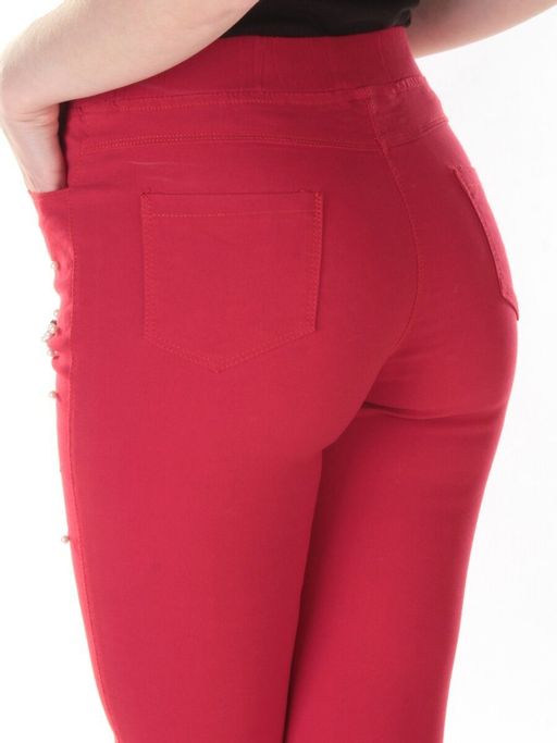 8903 Джеггинсы женские (70% хлопок, 30% стрейч) - Фабричный китай фото 7