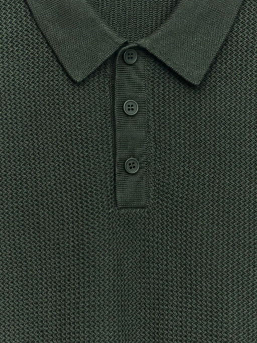 Джемпер поло фактурной вязки / Zarina  фото 3