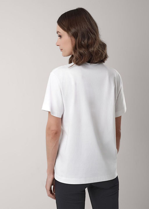 CLE LF011 Футболка жен. ЧБ база белый - Clever wear фото 5