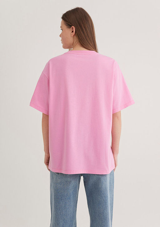 Mavi Logo Bask?l? Pembe Tisort  фото 4