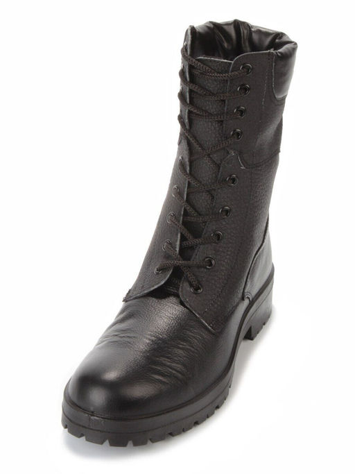 05-9007 BLACK Ботинки зимние мужские (искусственная кожа, искусственный мех) - No name фото 5