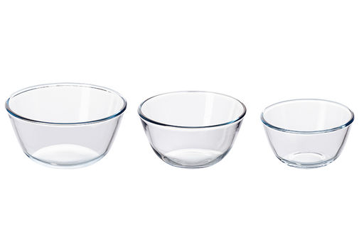 Набор 3 салатников 800 мл, 1050 мл, 1,6 л Crystal glass стекло - Elan gallery фото 7