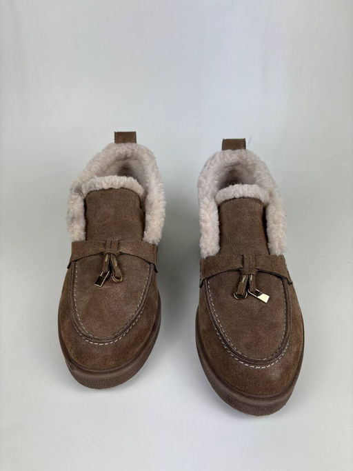 Ботинки 306.002be. Серо-коричневый замша R