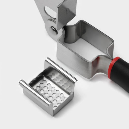 Пресс для чеснока Доляна Digma, 21 см, нержавеющая сталь, чёрный  фото 9