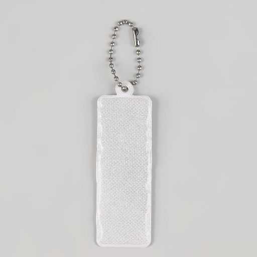 Цена за 5 шт. Светоотражающий элемент «Прямоугольник», 2.5×7 см, жёлтый