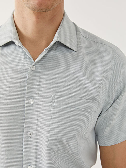 Regular Fit K?sa Kollu Arm?rl? Erkek G?mlek