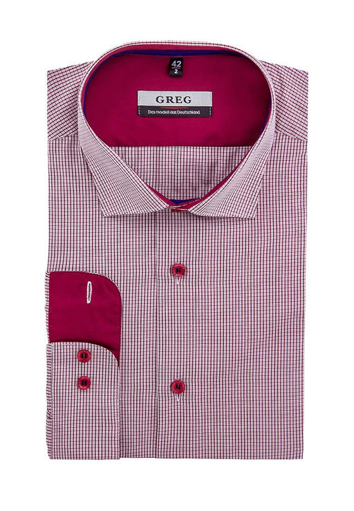 Сорочка мужская длинный рукав GREG 614/139/1210/ZV/b/1p_GB  фото 2